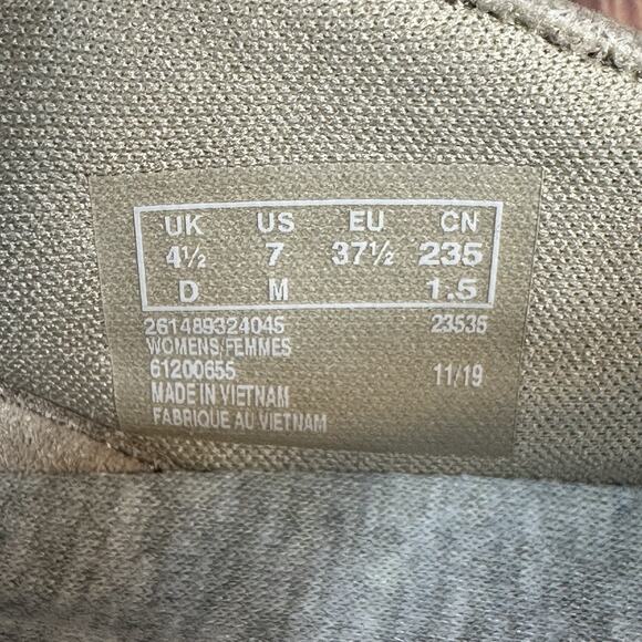 Clarks Cloudsteppers SILLIAN STAR Size 7 Tan Criss Cross Loafers Shoes Flats - Picture 10 of 10